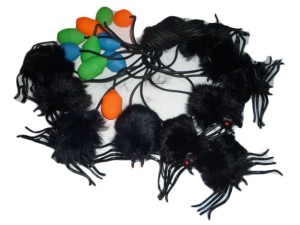 Pająk skaczący tarantula CZARNY 10 sztuk - PAJ3