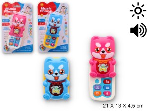 Telefon komórkowy kot na baterie - TEL5  