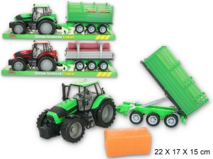 Traktor z przyczepą  - TRA26 