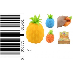 Gniotek  ananas duży  10cm  - GNI18  