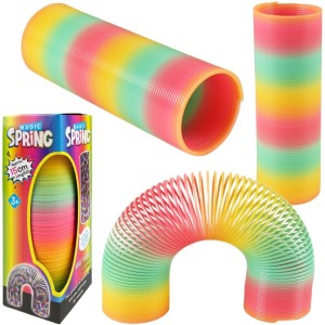 Sprężyna tęczowa długa 15cm - SPR17 