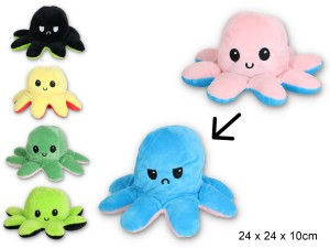 Maskotka ośmiornica dwustronna   - MAS35  