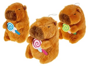 Maskotka kapibara z lizakiem  - MAS100