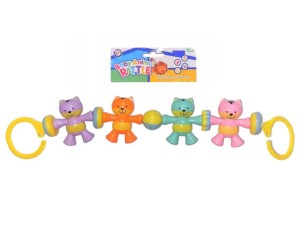 Grzechotka wózkowa kot  - GRZ17