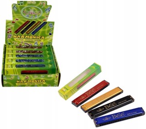 Harmonijka ustna 24 tonowa metalowa - HAR1  