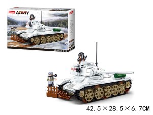 Klocki Sluban czołg wojsko 518el  G178917 - SLU1