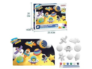 Gipsowe odlewy do malowania MAGNESY kosmos  - GIP9
