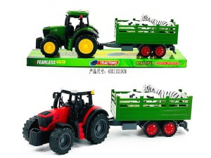 Traktor z przyczepą - TRA124  