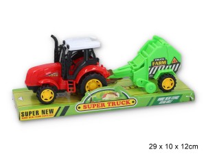 Traktor z maszyną prasa - TRA40 