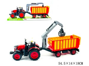 Traktor z przyczepą  - TRA57 