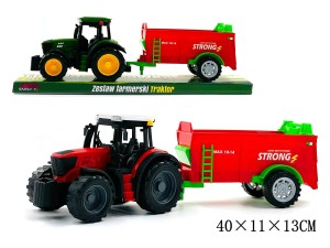 Traktor z maszyną przyczepą nowy - TRA48   