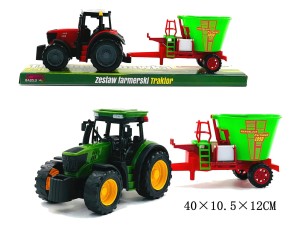 Traktor z maszyną mieszalnik   - TRA62   
