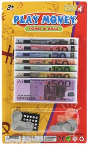 Pieniądze euro do zabawy - EUR1