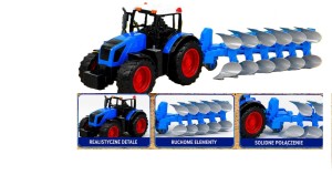 Traktor z maszyną pług - TRA134