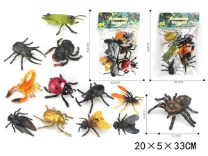 Owady gumowe insekty zestaw 6 szt. - INS4 