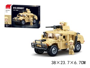 Klocki Sluban wojsko Hummer  265el G165628  - KLO77