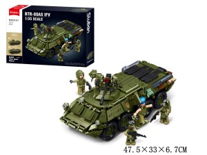 Klocki Sluban transporter wojskowy  611 el. - KLO44
