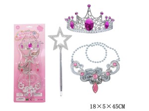 Zestaw księżniczki diadem biżuteria - AKC12